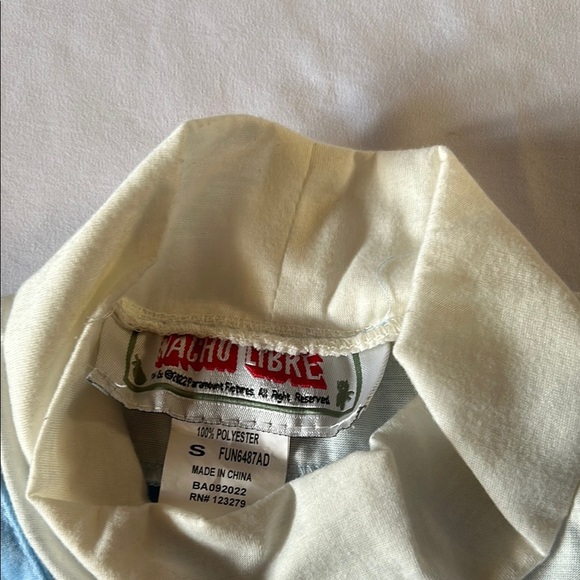 Nacho Libre Cream and Blue Shirt - Picture 2 of 11